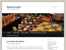 Tablet Screenshot of historia-nostra.com